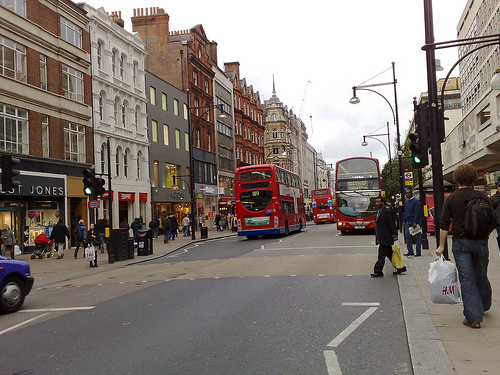 Kerstshoppen in Londen oxford street